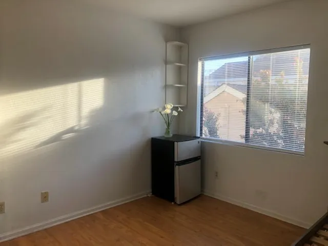 a room with a window