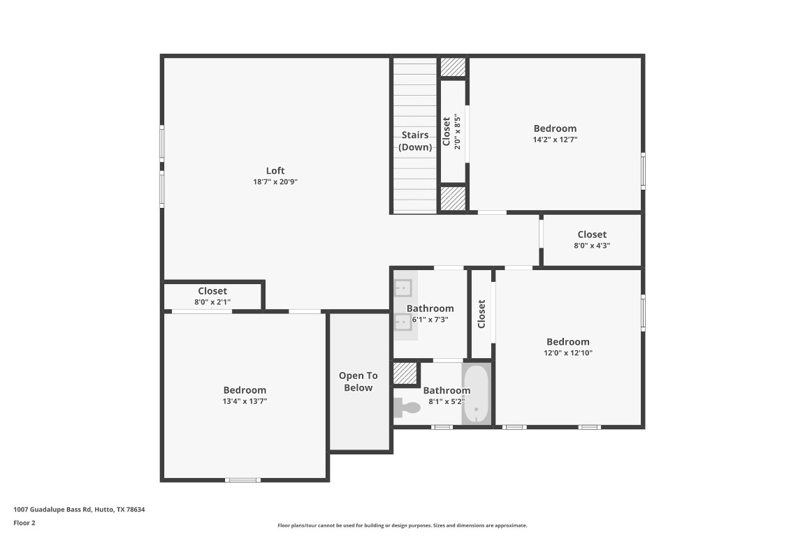 1007 Guadalupe Bass Road Hutto, TX 78634 - Photo 37 of 39 View of home floor plan