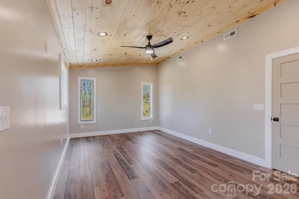 wooden floor in an empty room