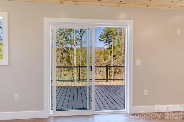 a view of wooden floor