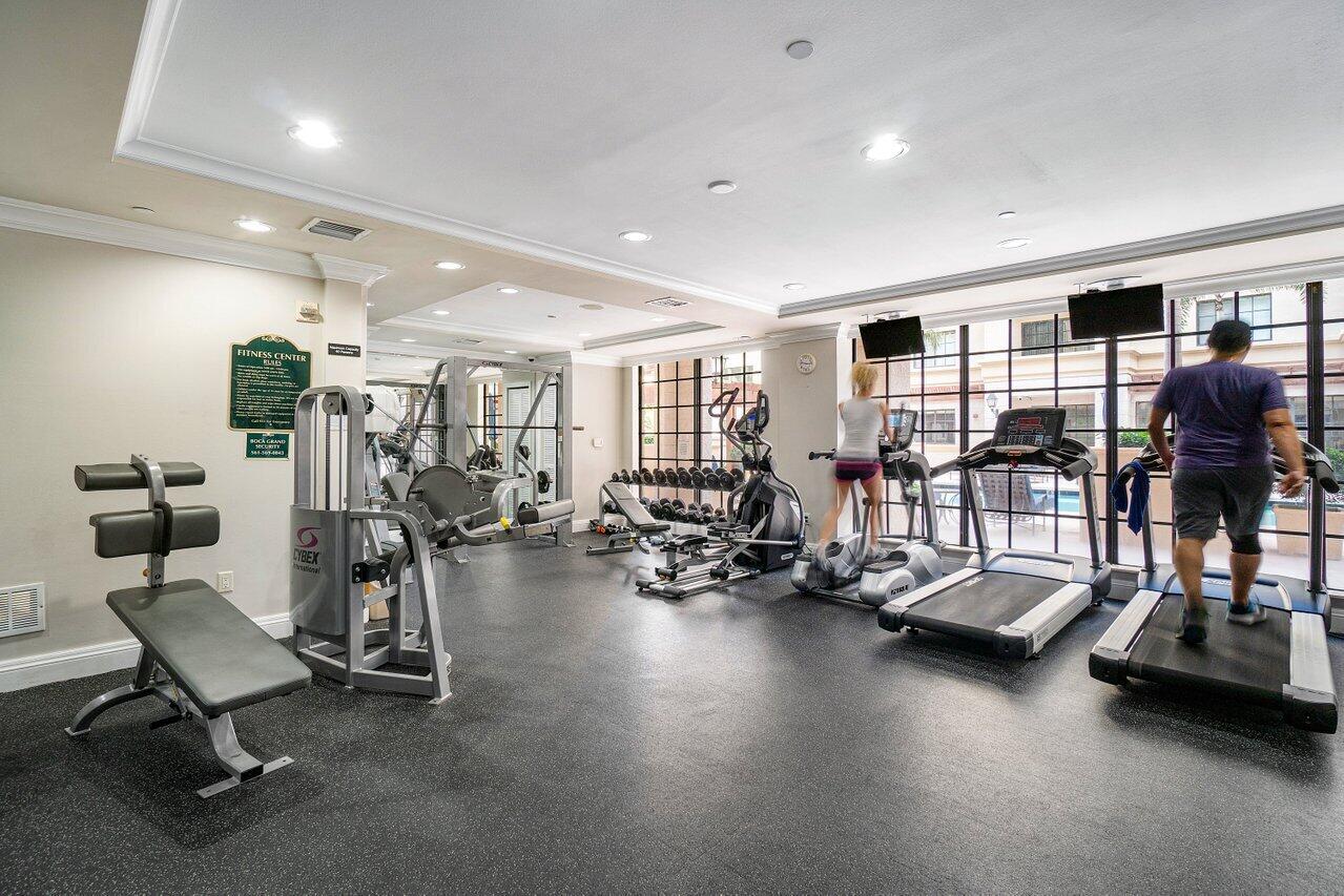 233 South Federal Highway, Unit 408 Boca Raton, FL 33432 - Photo 30 of 48 a view of a room with gym equipment