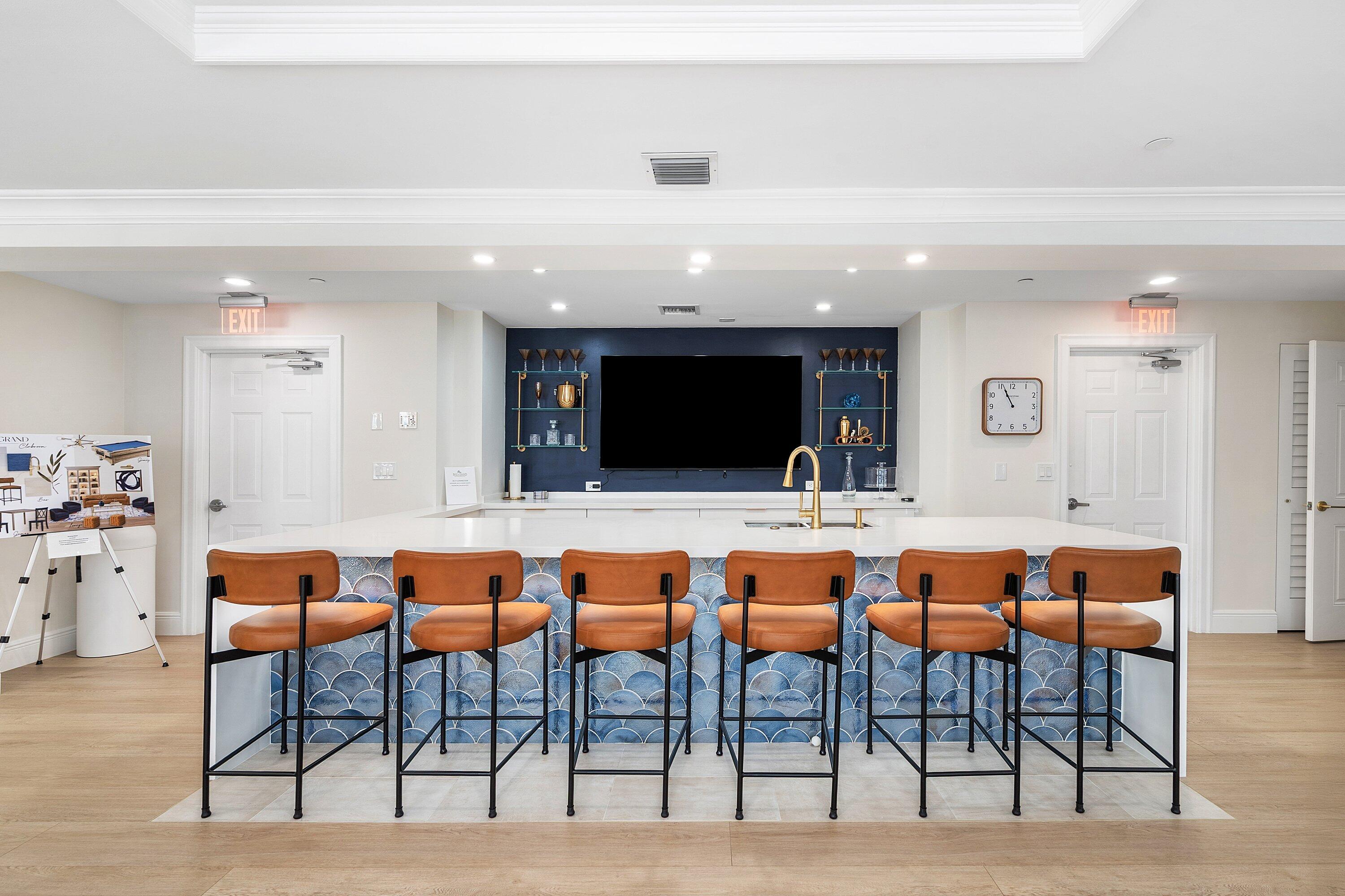 233 South Federal Highway, Unit 408 Boca Raton, FL 33432 - Photo 46 of 48 a group of chairs sitting in a kitchen