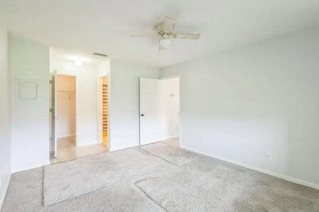 a view of an empty room