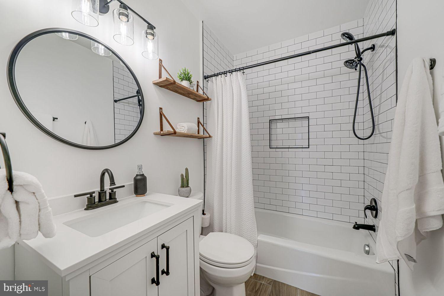 300 Highview Avenue Silver Spring, MD 20901 - Photo 9 of 47 Newly renovated full bathroom on first floor