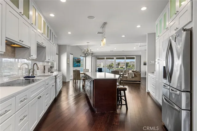 a view of a balcony with chair