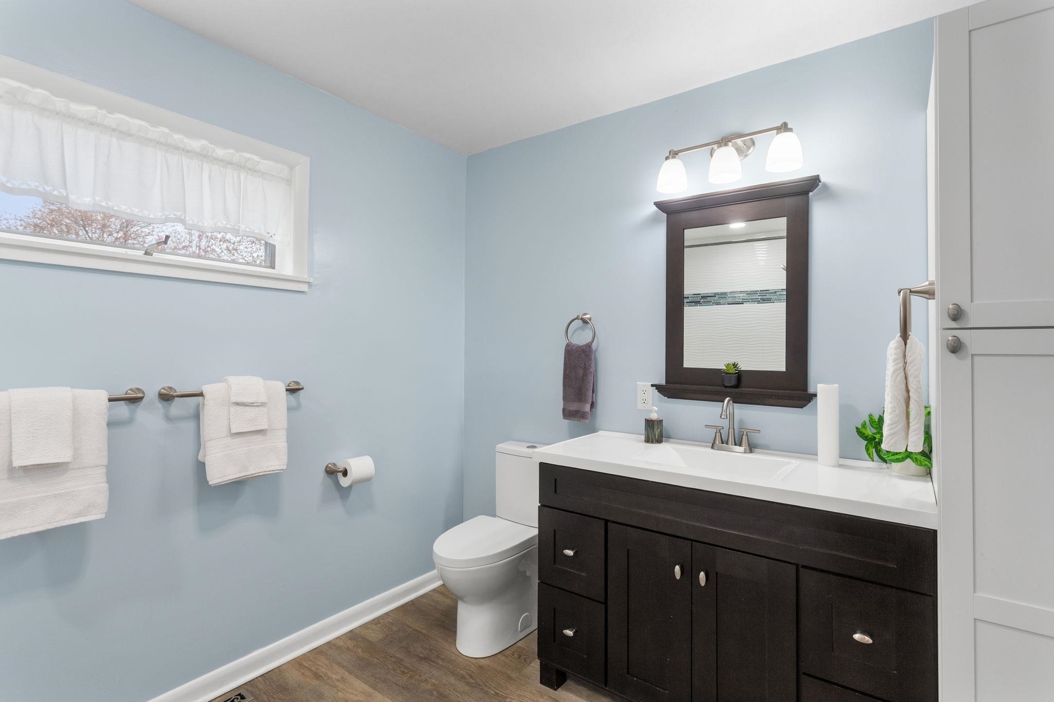 3210 Arrowhead Road Harrisonburg, VA 22801 - Photo 24 of 44 a bathroom with a sink vanity and a toilet