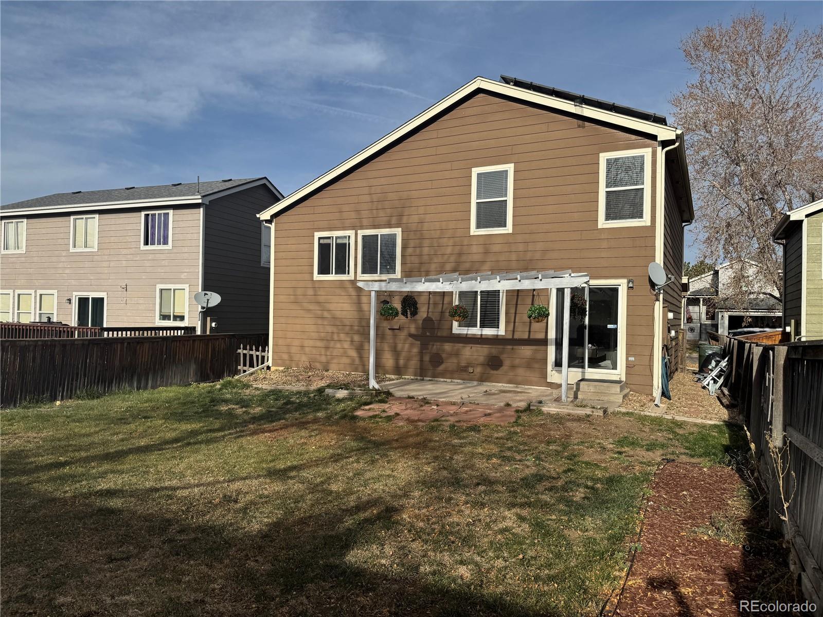 9773 Saybrook Street Highlands Ranch, CO 80126 - Photo 20 of 21 a view of a house with backyard and a tree