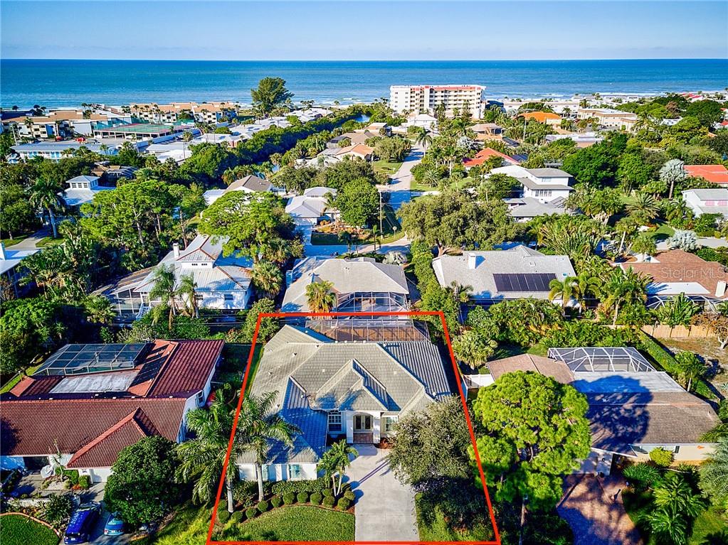 Ariel View with Gulf of Mexico