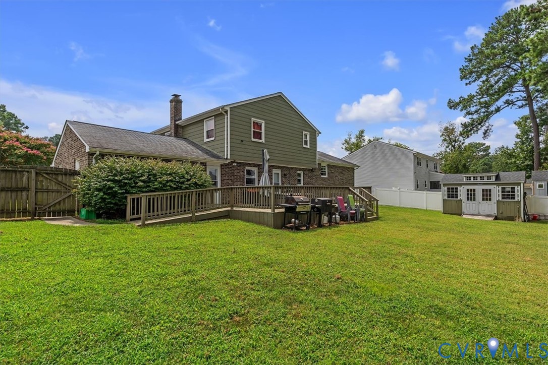 406 Windmere Drive Colonial Heights, VA 23834 - Photo 25 of 29 a view of a house with a yard and sitting area