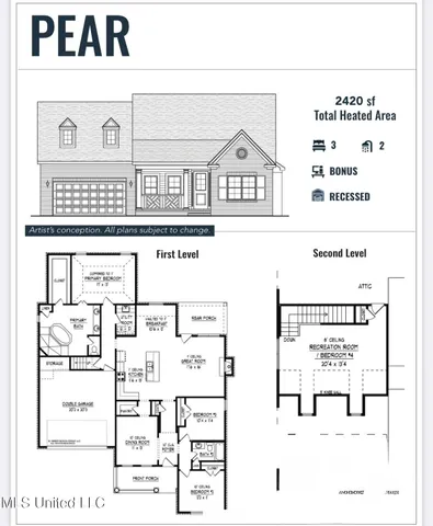 $411,900 | 1198 Creekside Lane, Hernando, MS 38632