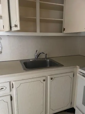 a close view of utility room