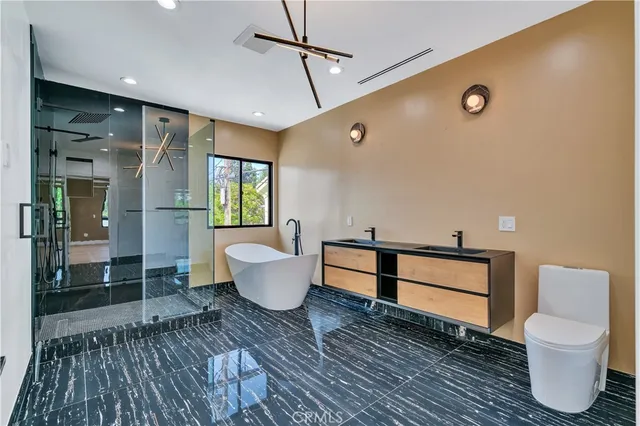 a living room with a couch and a table