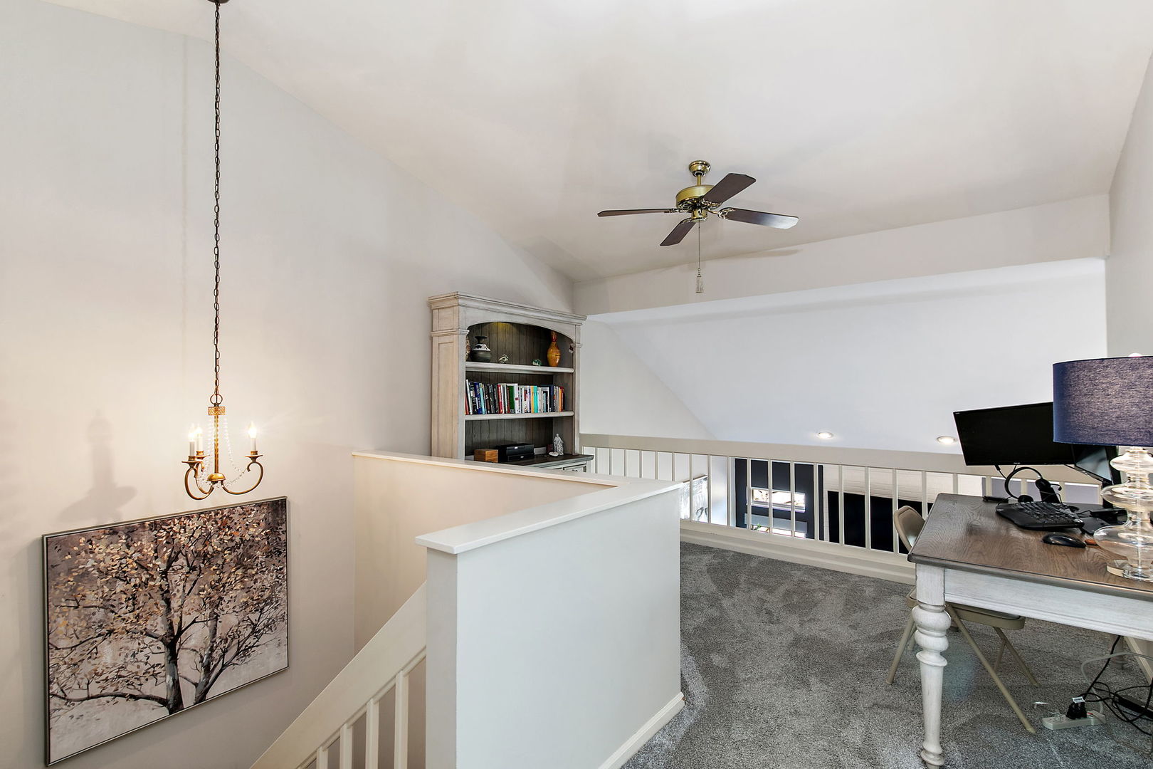 814 Oak Hill Road Lake Barrington, IL 60010 - Photo 22 of 59 a living room with furniture and a flat screen tv