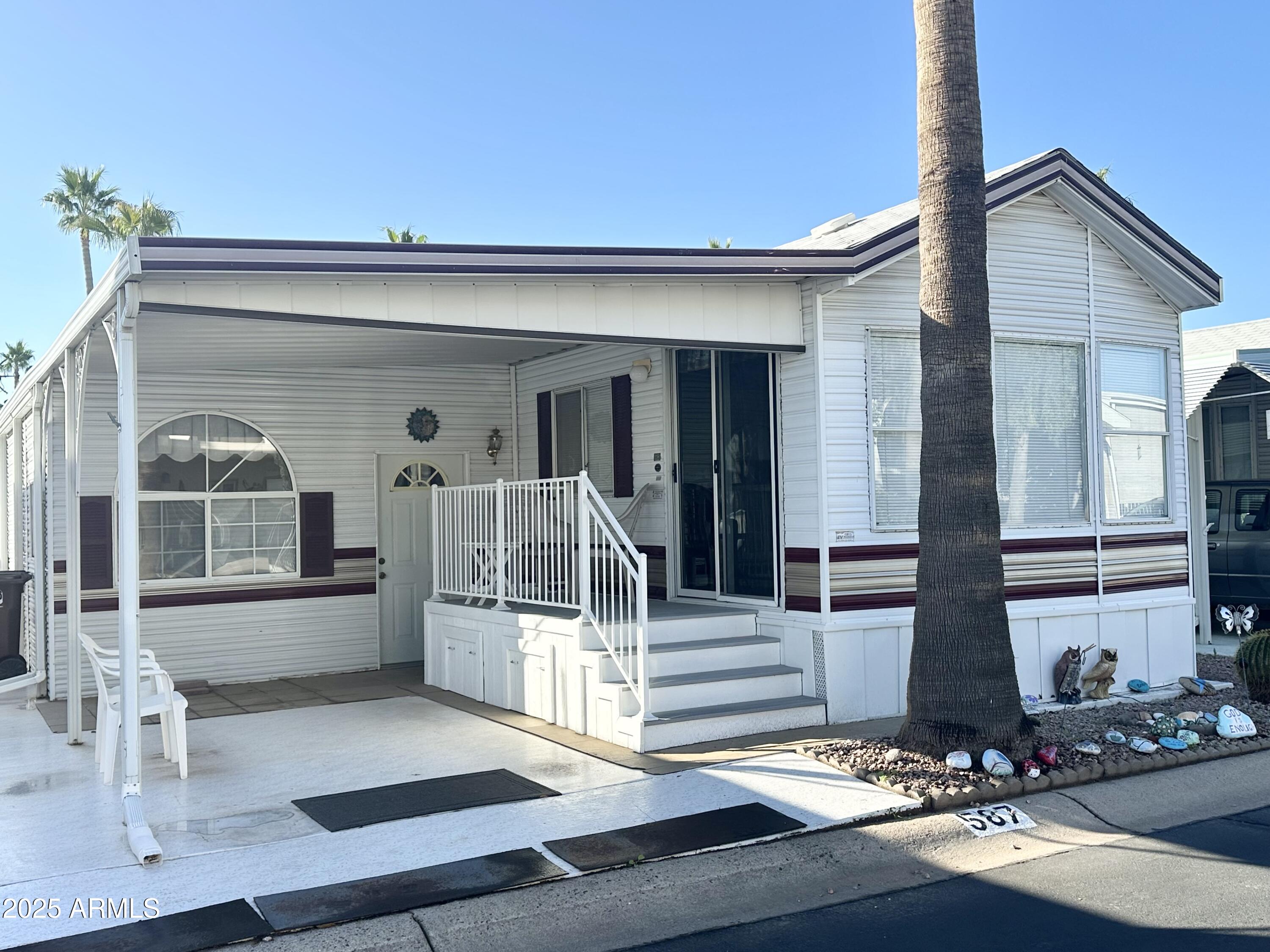 587 South Jasper Drive, Unit 587 Apache Junction, AZ 85119 - Photo 3 of 65 SPACIOUS CARPORT