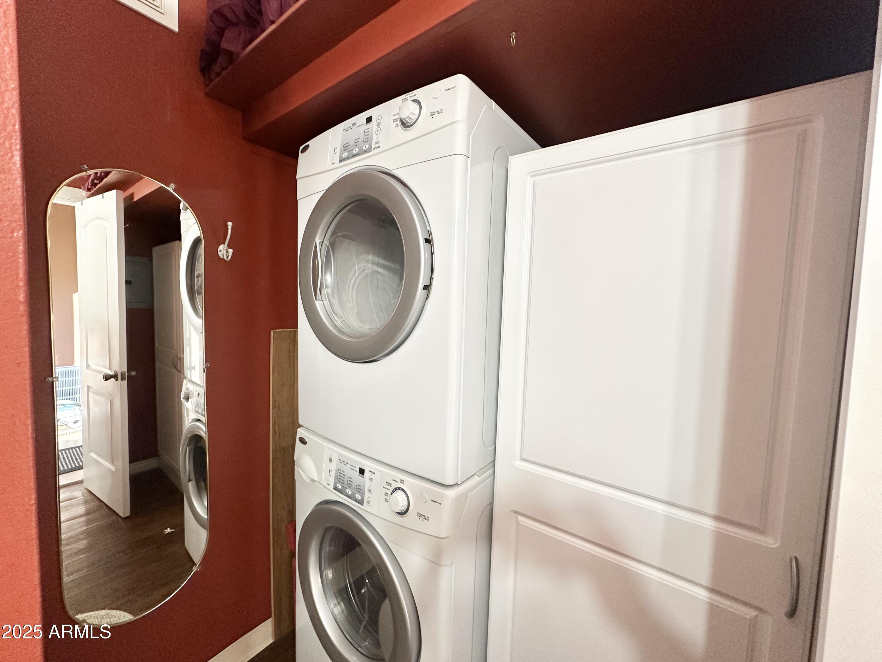 587 South Jasper Drive, Unit 587 Apache Junction, AZ 85119 - Photo 55 of 65 STACKABLE WASHER/DRYER