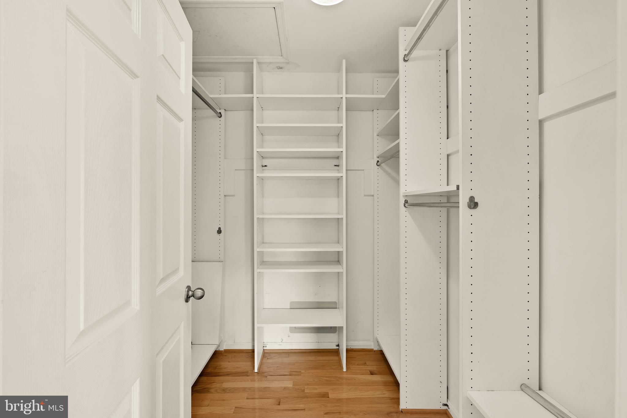 3015 Fallswood Glen Court Falls Church, VA 22044 - Photo 23 of 36 a view of walk in closet with empty racks