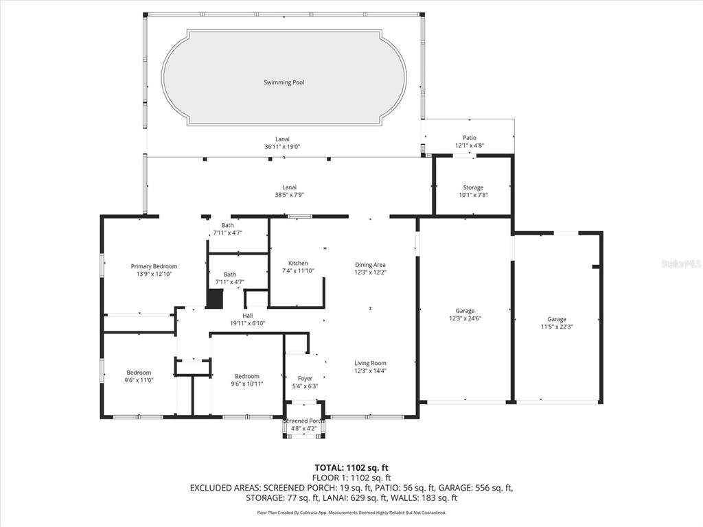 703 Spring Lake Boulevard Northwest Port Charlotte, FL 33952 - Photo 22 of 36 a black and white photo of a picture