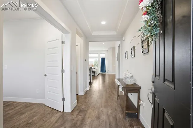 wooden floor in an empty room