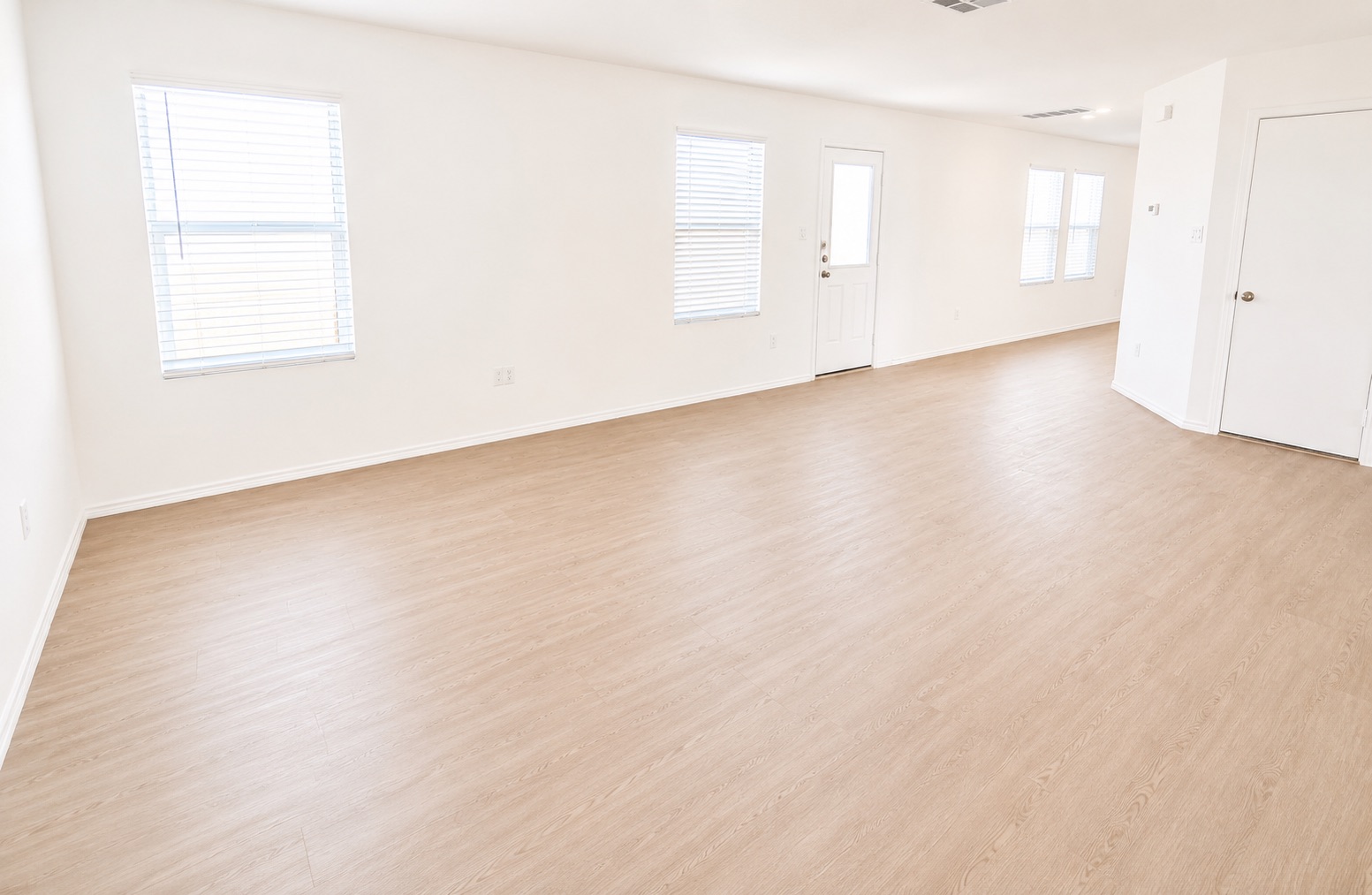 397 Keefer Kyle, TX 78640 - Photo 11 of 33 A spacious, naturally illuminated room features newly installed hardwood flooring throughout.