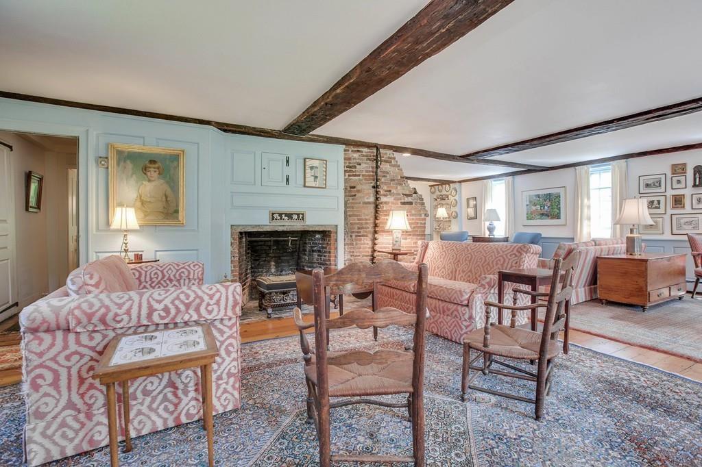 43 Brooks Station Road Princeton, MA 01541 - Photo 3 of 30 a living room with furniture and a fireplace