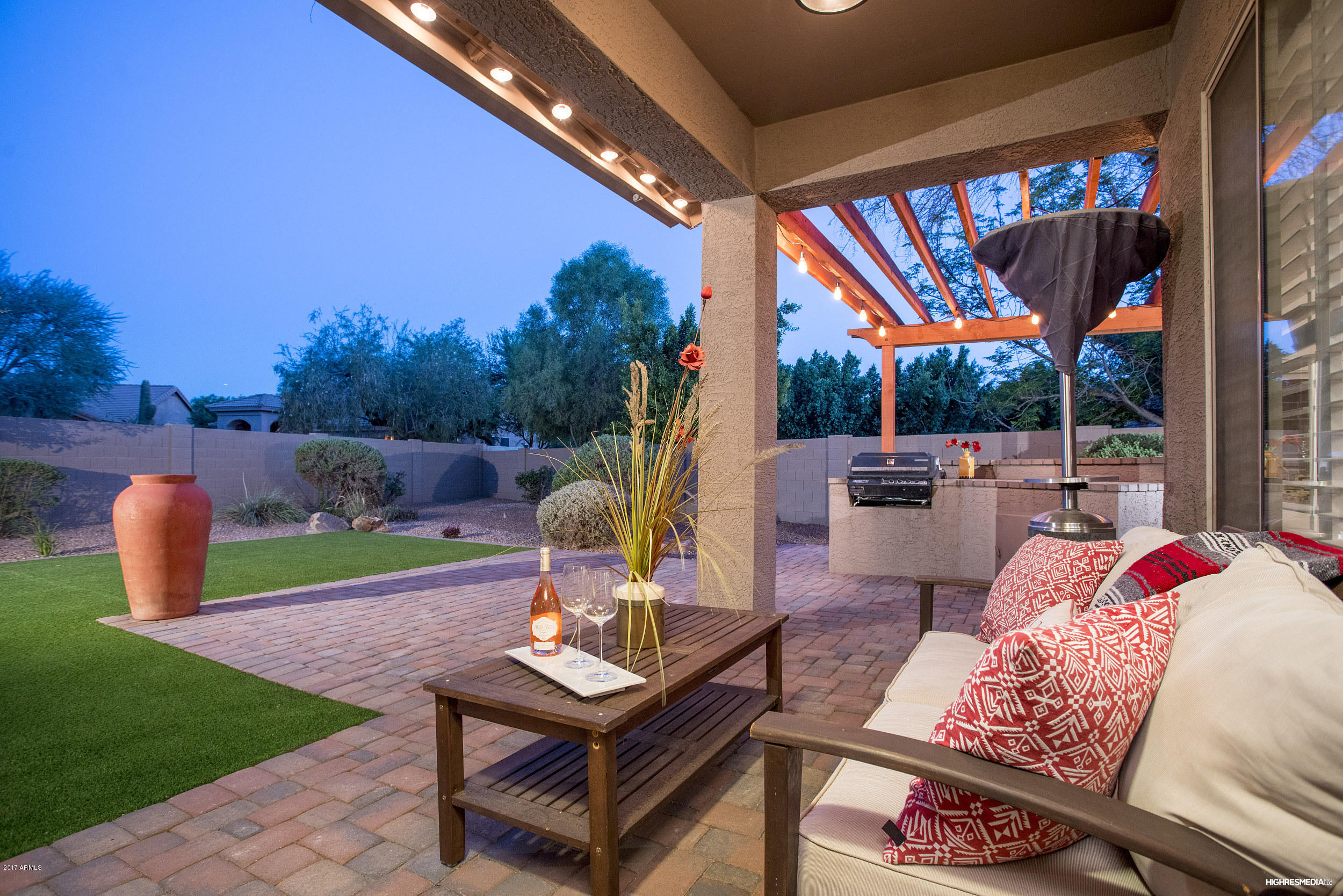 26203 North 44th Place Phoenix, AZ 85050 - Photo 2 of 32 Covered Patio w/ Custom Pergola