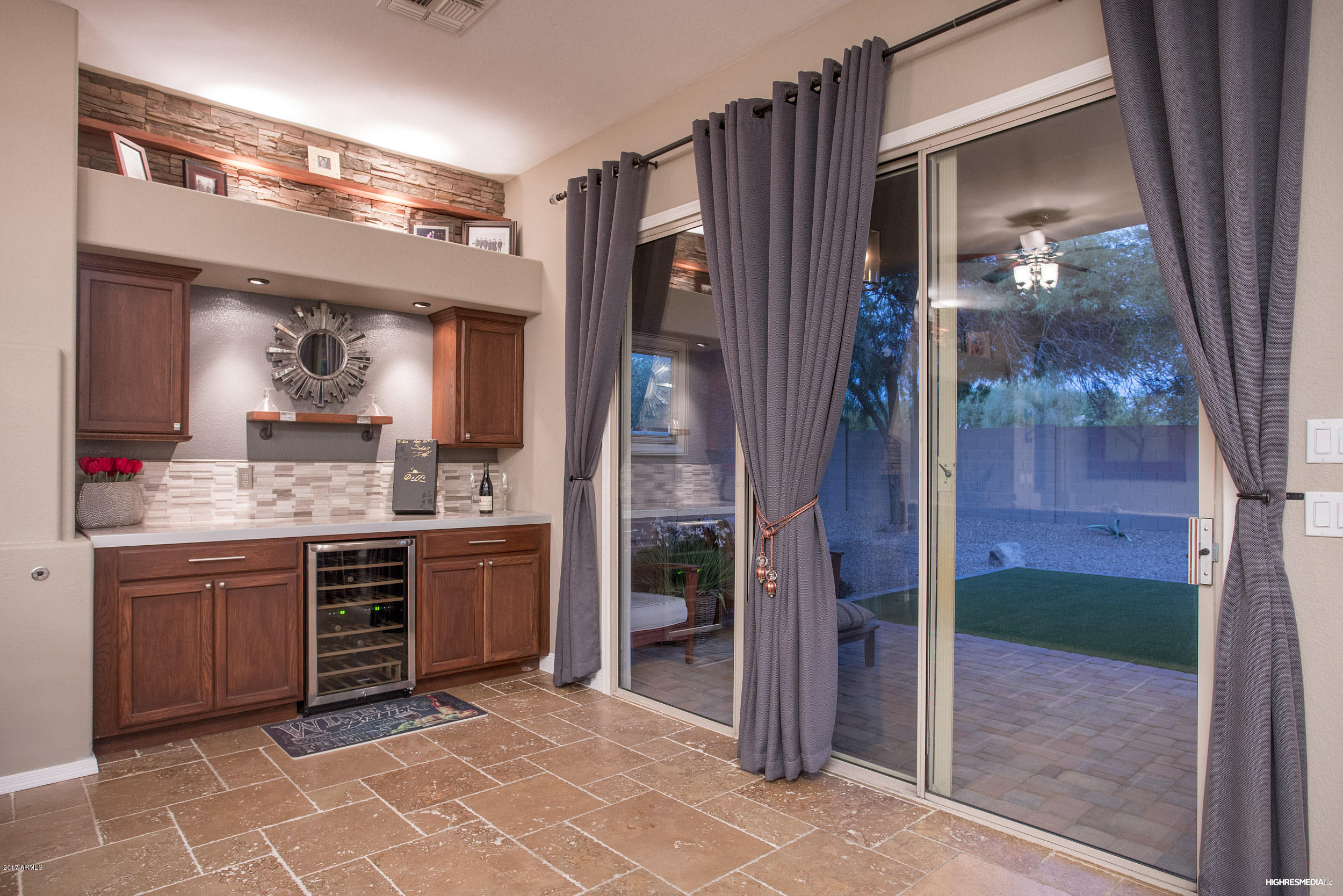 26203 North 44th Place Phoenix, AZ 85050 - Photo 6 of 32 Custom Bar w/ Wine Fridge