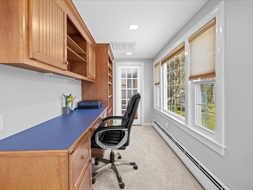 39 Broad Meadow Road Needham, MA 02492 - Photo 19 of 36 a view of a workspace with furniture and a window