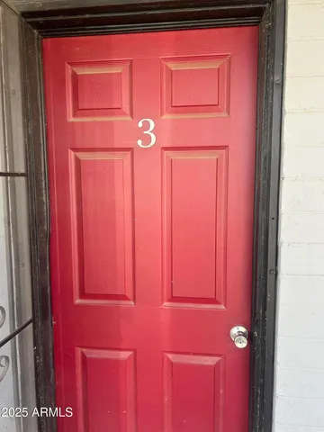 a backyard of a house