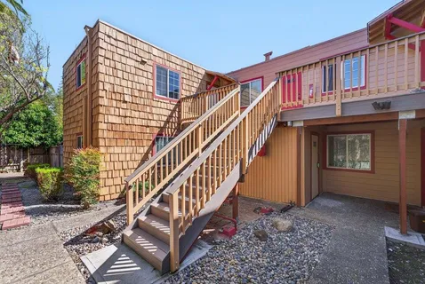 a view of a house with a patio