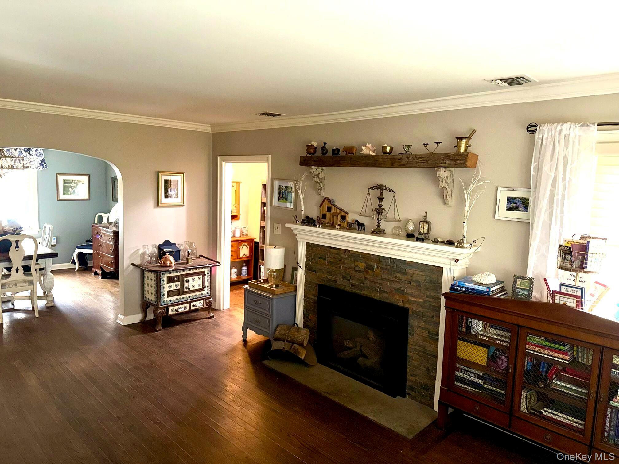 37 Eimer Street Tappan, NY 10983 - Photo 8 of 16 a living room with furniture and a fireplace