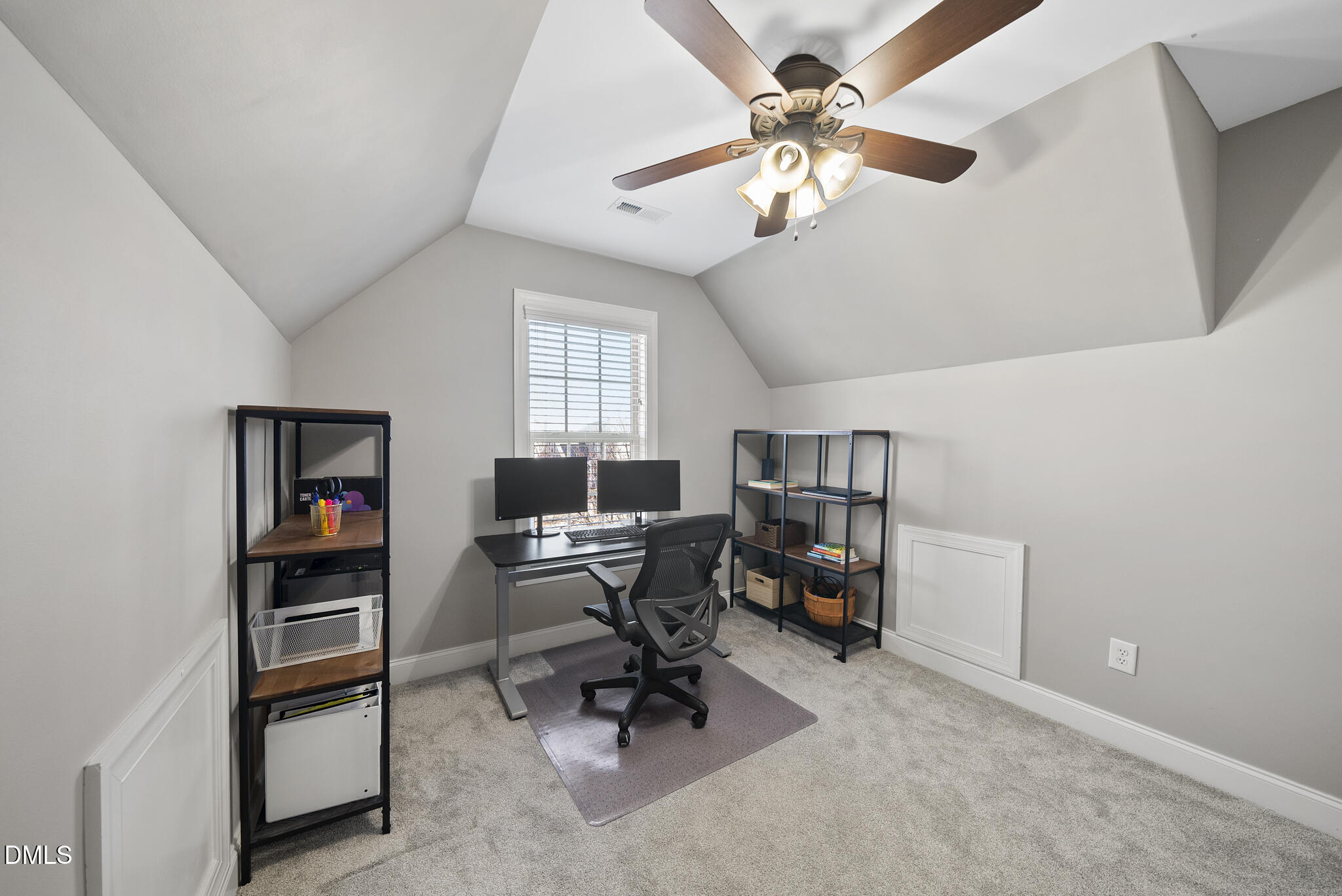 437 Big Willow Way Rolesville, NC 27571 - Photo 30 of 43 a view of a workspace with furniture and a window