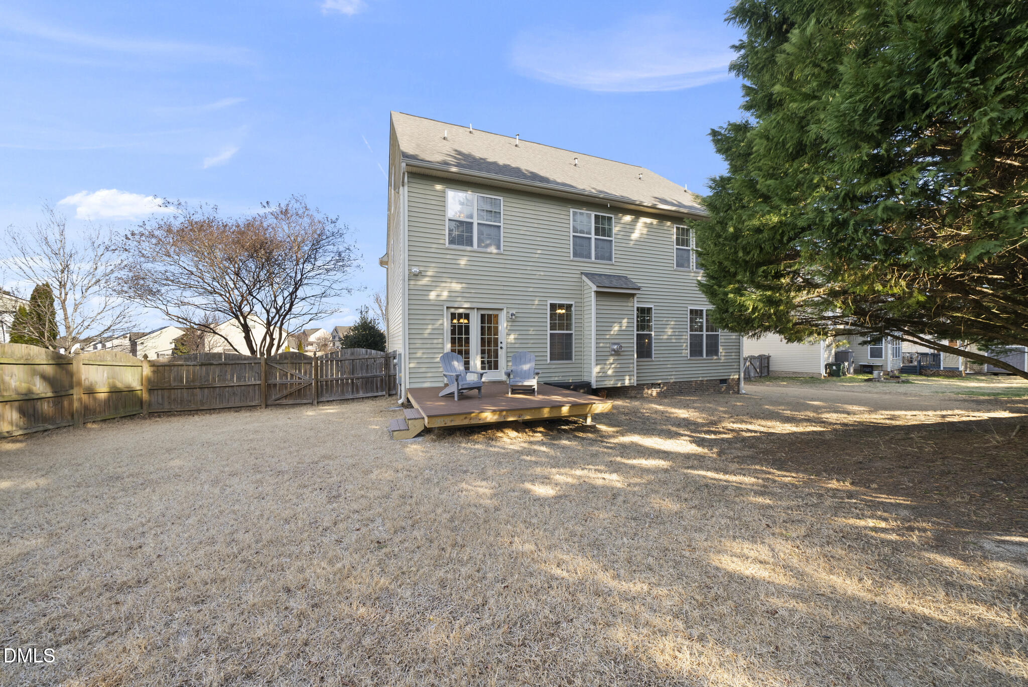 437 Big Willow Way Rolesville, NC 27571 - Photo 39 of 43 a view of a house with backyard and a tree