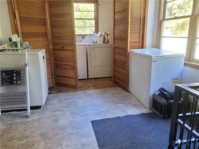 a view of a storage & utility room