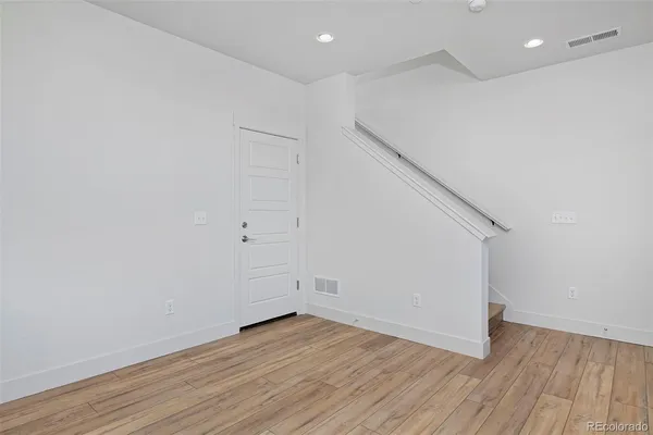wooden floor in an empty room with wooden floor