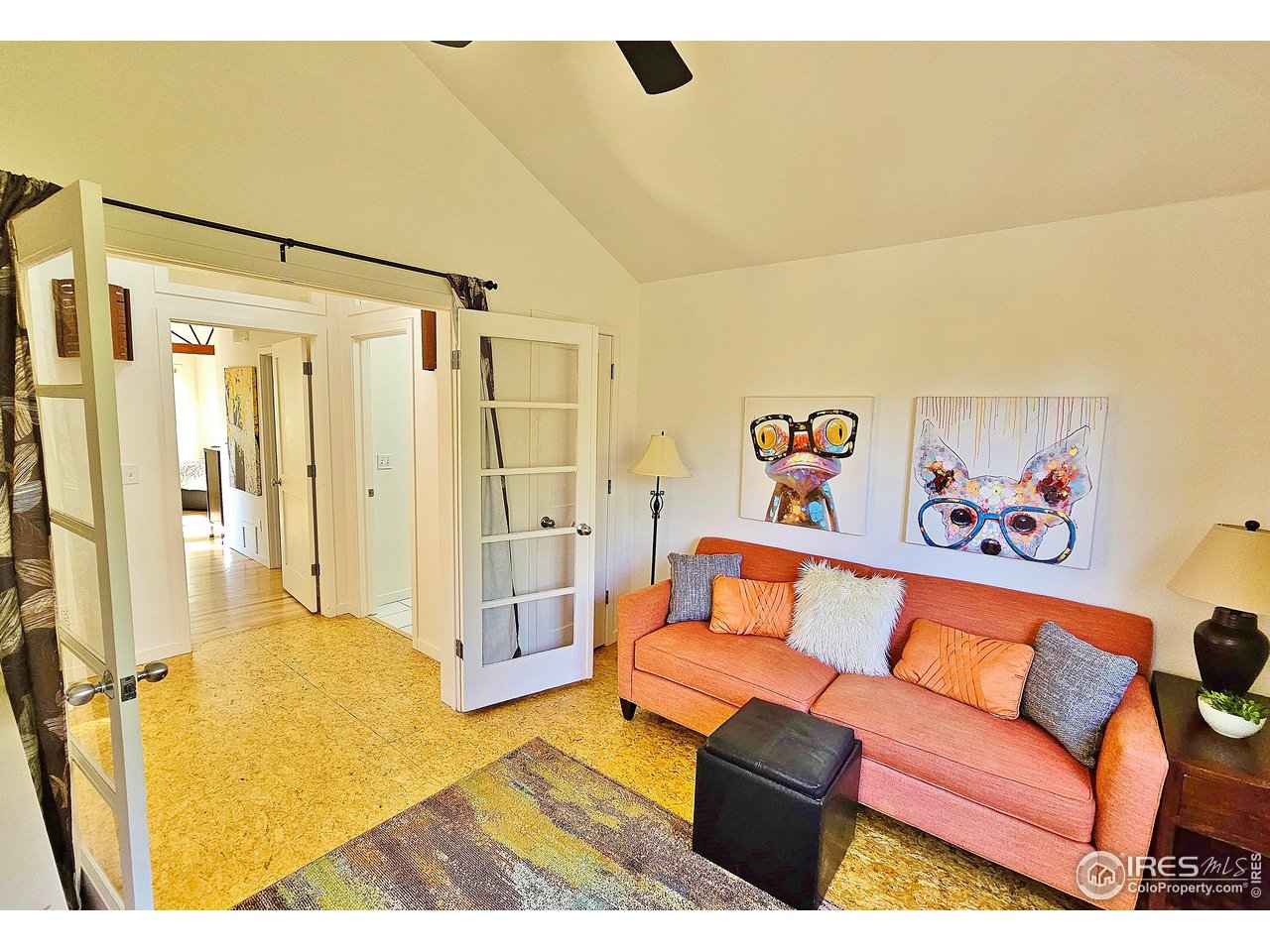 516 Valley View Drive Boulder, CO 80304 - Photo 27 of 35 Upper 2nd Bedroom with Built-in Shelving & Closet