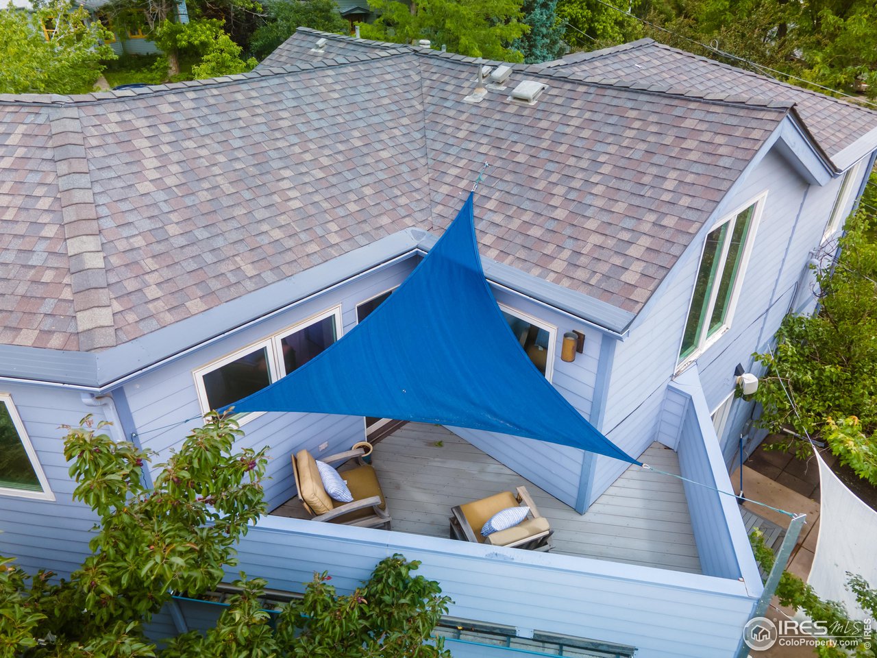 516 Valley View Drive Boulder, CO 80304 - Photo 34 of 35 Find Your ZEN - Private Balcony Deck with Flatiron Mountain Views & Sun Sail