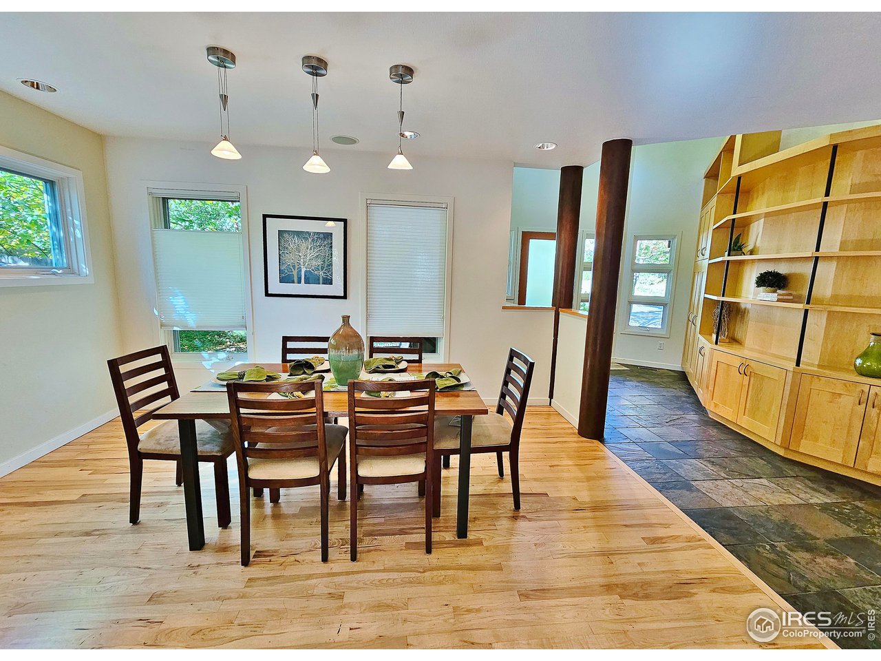 516 Valley View Drive Boulder, CO 80304 - Photo 7 of 35 Open Dining Room with Wood Flooring