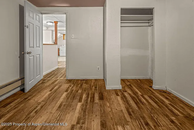 a view of wooden floor