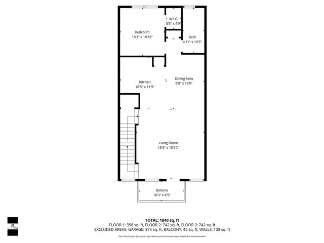a picture of a floor plan