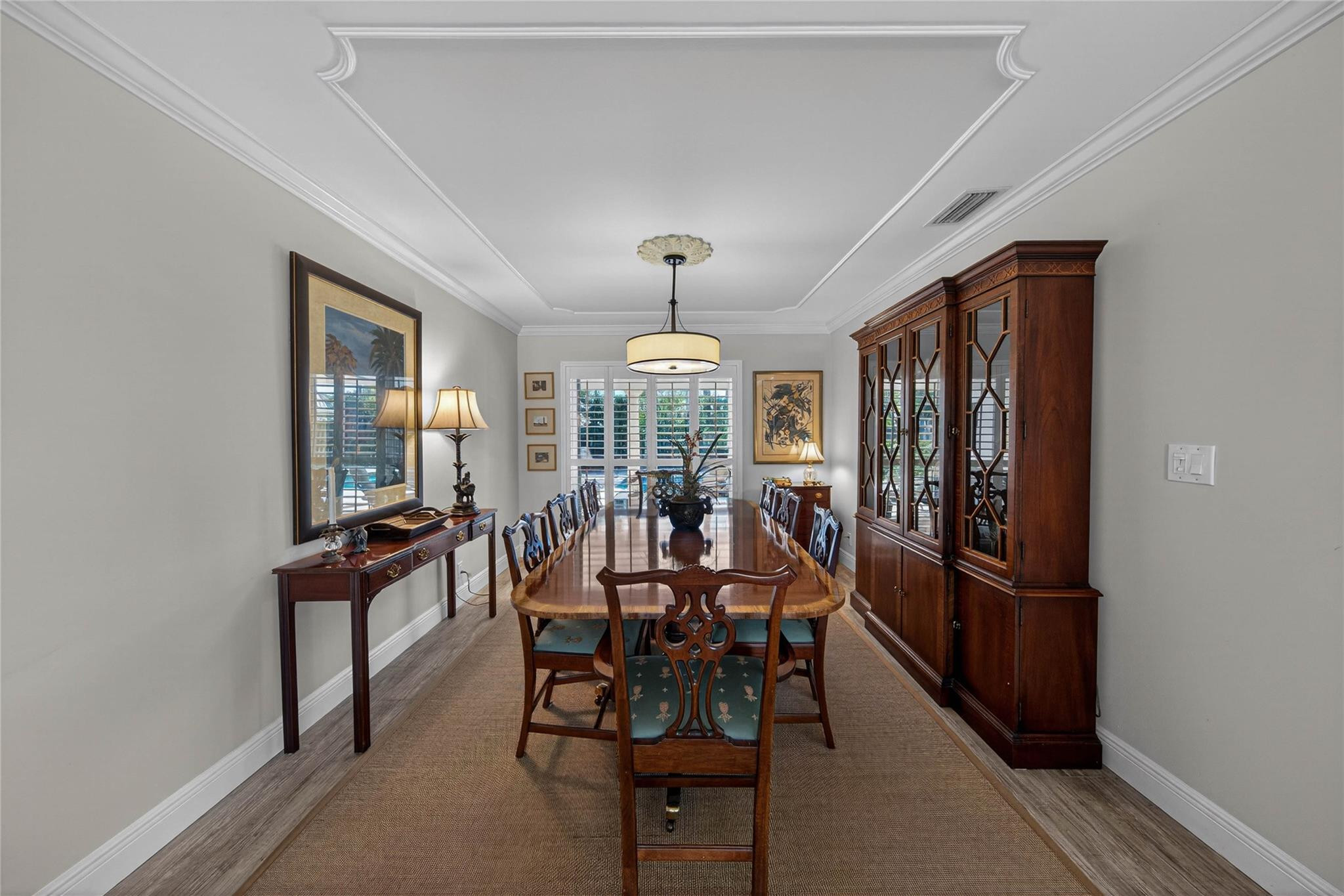 2600 Northeast 46th Street Lighthouse Point, FL 33064 - Photo 11 of 59 a view of a dining room with furniture window and outside view