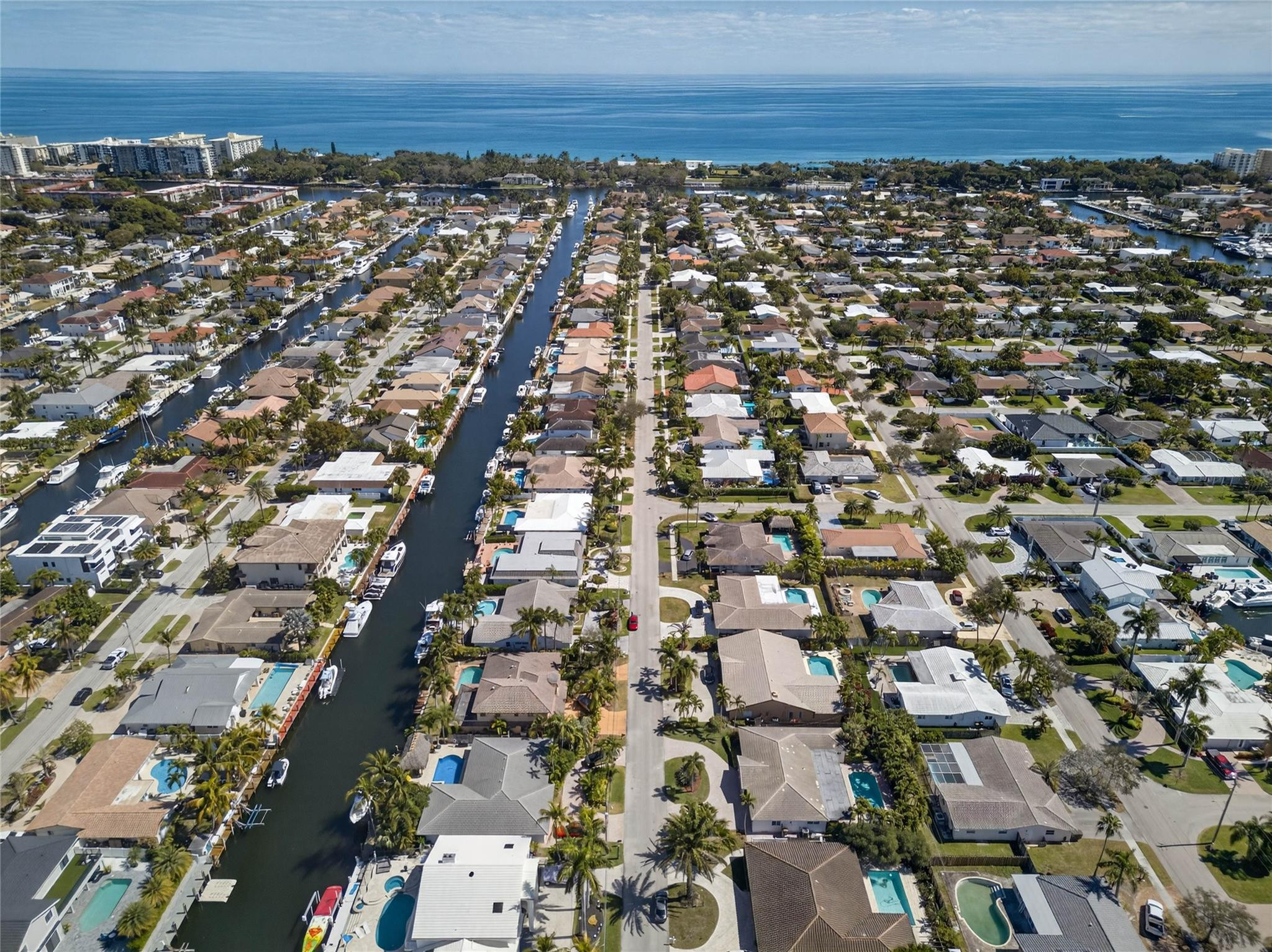 2600 Northeast 46th Street Lighthouse Point, FL 33064 - Photo 5 of 59 an aerial view of multiple house