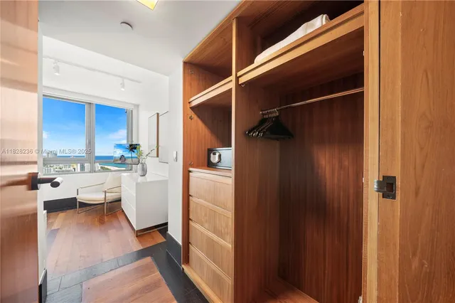 a view of swimming pool with ocean view