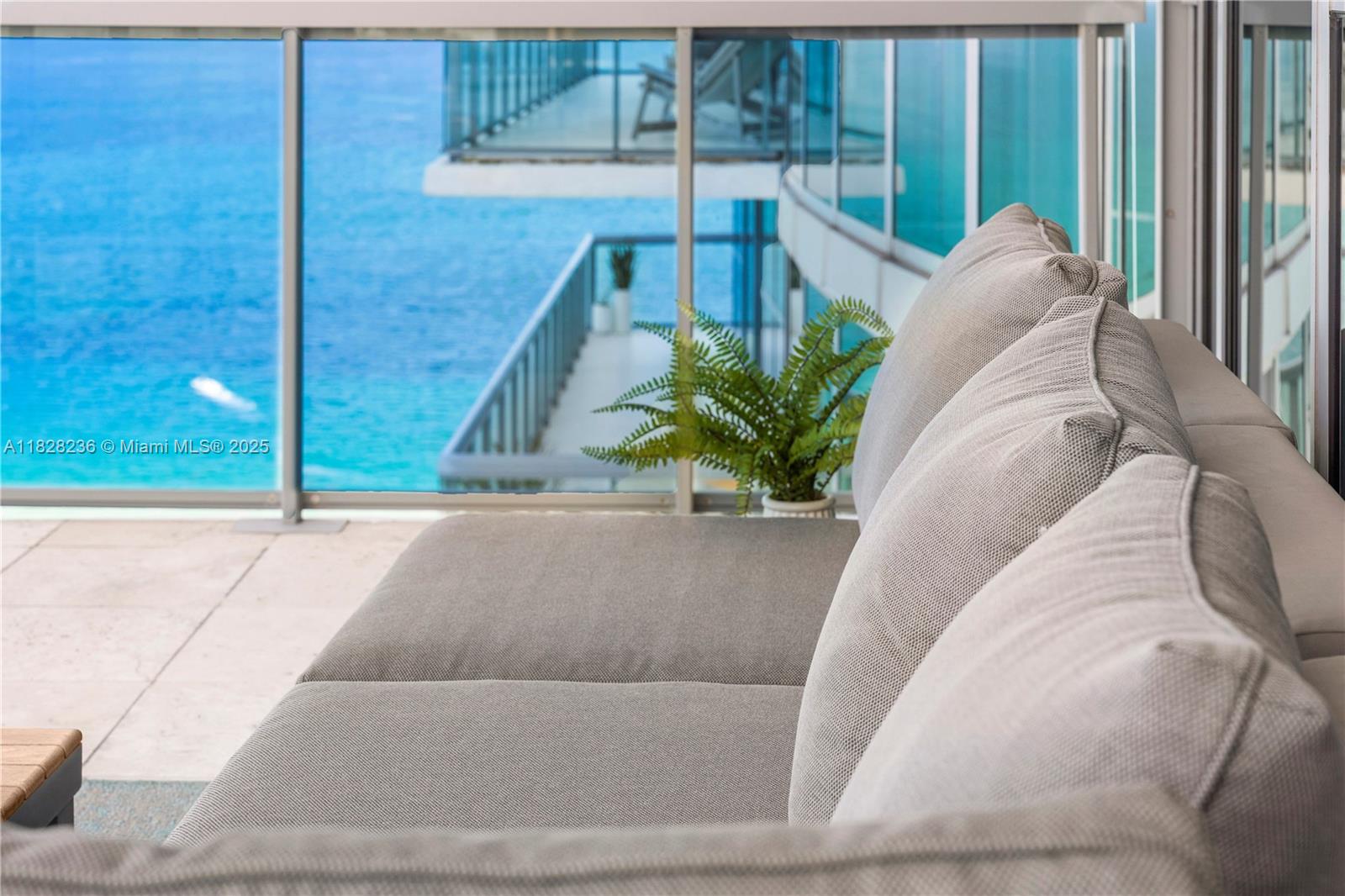 101 20th Street, Unit 3803 Miami Beach, FL 33139 - Photo 24 of 36 a view of balcony with furniture