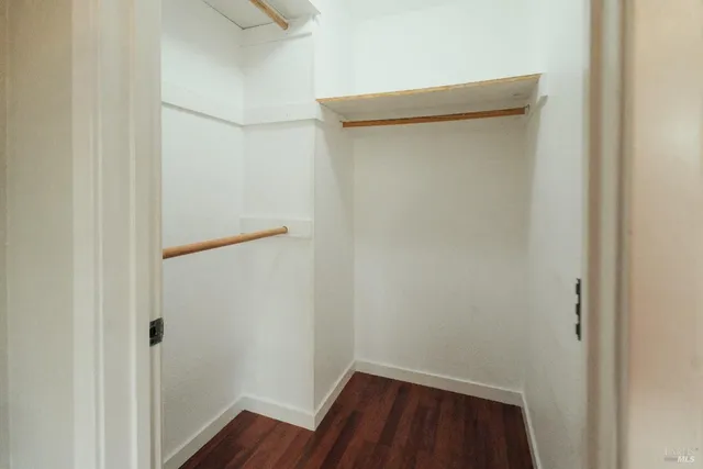 a view of walk in closet