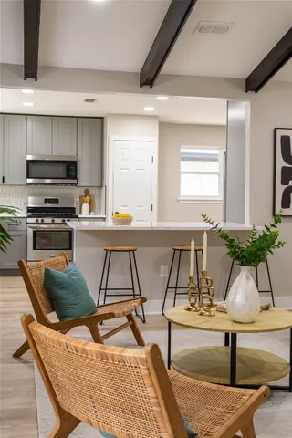 a view of swimming pool with a yard