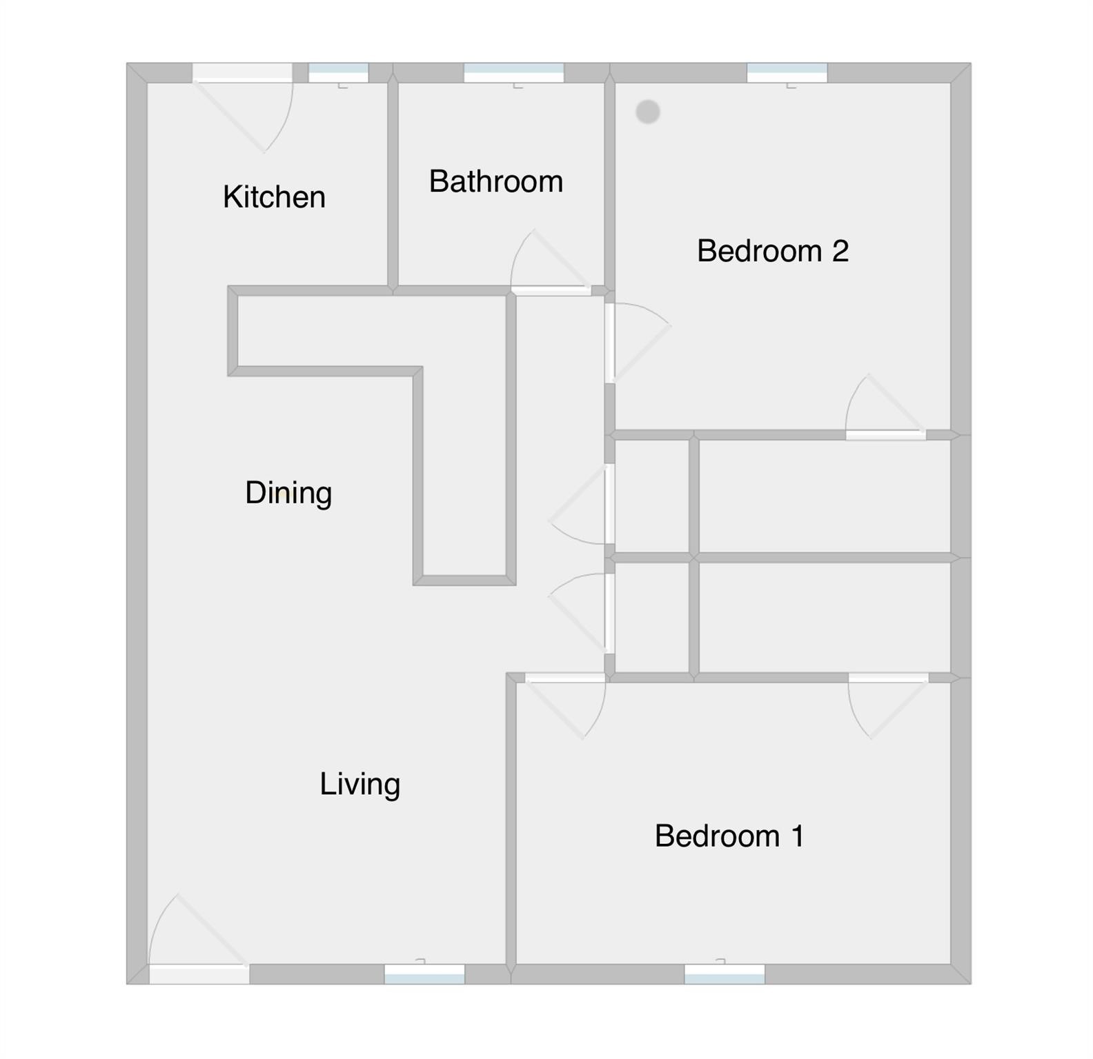5602 Market Street, Unit 11 Houston, TX 77020 - Photo 29 of 29 Approximate floor plan, Images are for illustrative purposes only and may represent a similar unit. Actual finishes, layout, and features may vary