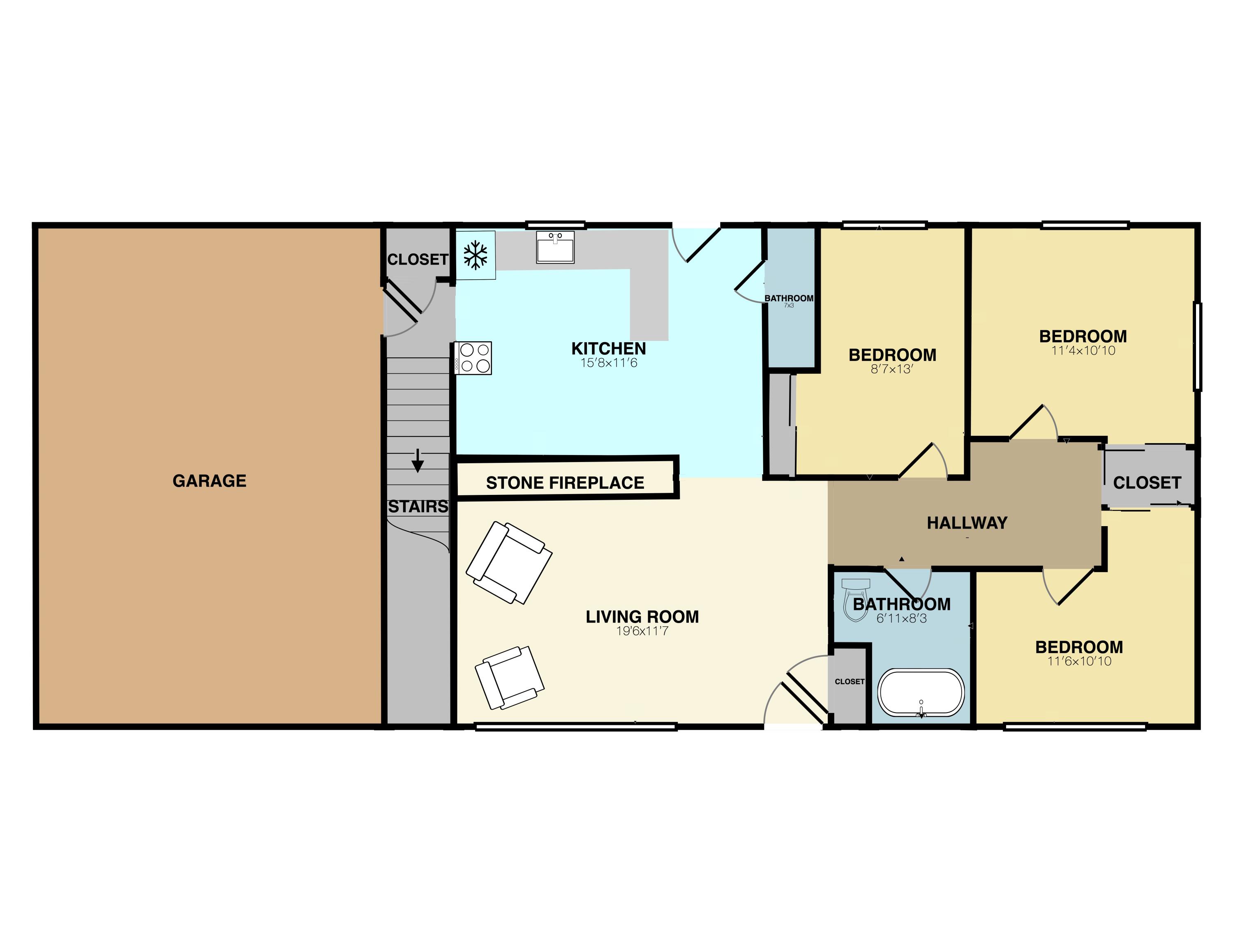 1260 Joslyn Road Muskegon, MI 49445 - Photo 17 of 18 Floor Level