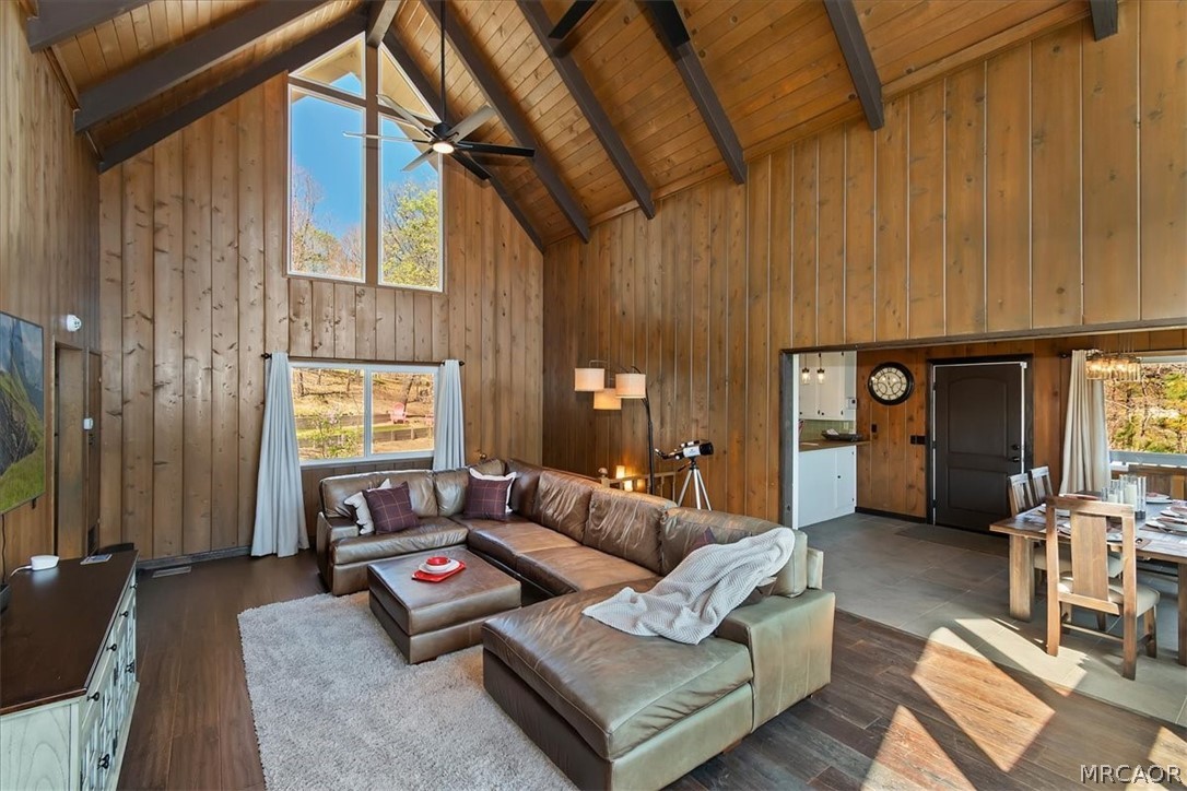 27994 West Shore Road Lake Arrowhead, CA 92352 - Photo 9 of 30 a living room with furniture and a window