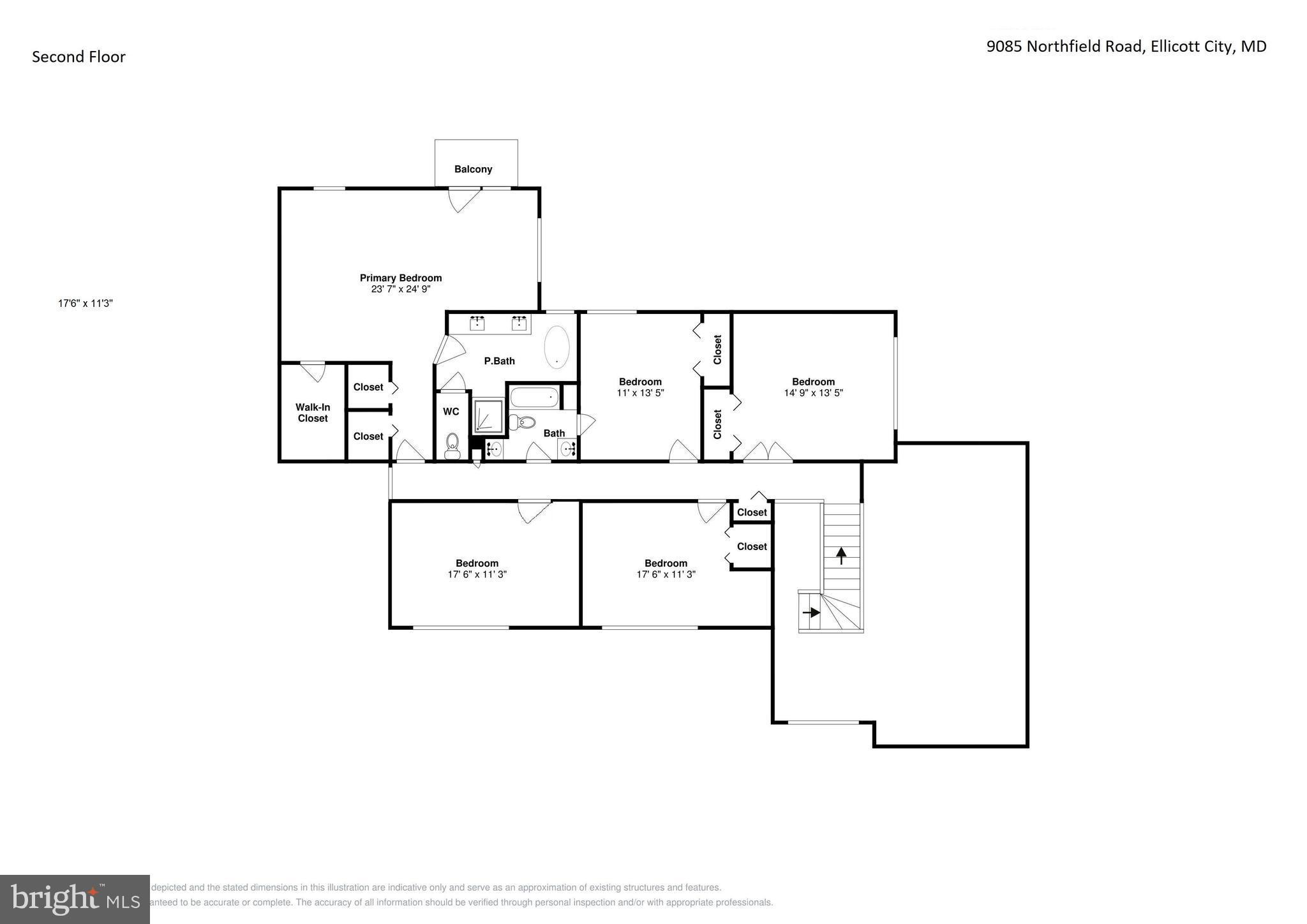 9085 Northfield Road Ellicott City, MD 21042 - Photo 61 of 61 Floorplan - 2nd Floor