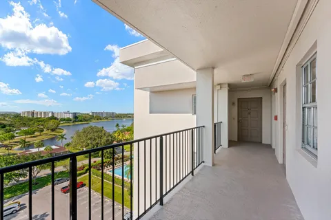 a view of a balcony
